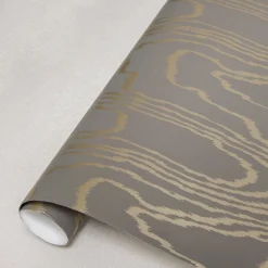 Wallcoverings<Kelly Wearstler agate wallpaper - taupe gold TAUPEGOLD