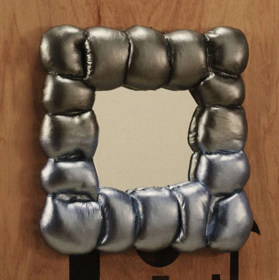 Mirrors<Kelly Wearstler amelia briggs ombre mirror - small METALLICNICKELBLUE