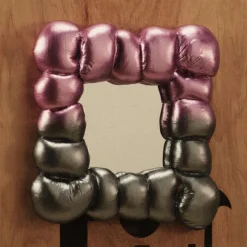 Mirrors<Kelly Wearstler amelia briggs ombre mirror - small METALLICNICKELROSE