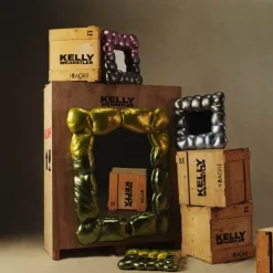 Mirrors<Kelly Wearstler amelia briggs ombre mirror - large CITRONGREEN