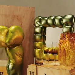 Mirrors<Kelly Wearstler amelia briggs ombre mirror - small METALLICCITRONGREEN