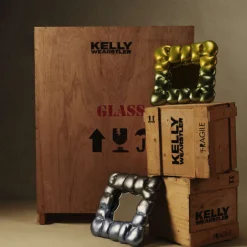 Mirrors<Kelly Wearstler amelia briggs ombre mirror - small METALLICCITRONGREEN