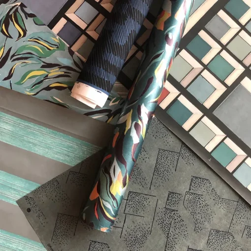 Wallcoverings<Kelly Wearstler askew wallpaper SLATEJADE