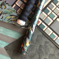 Wallcoverings<Kelly Wearstler askew wallpaper SLATEJADE