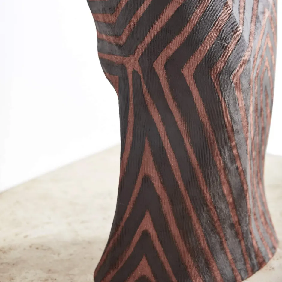 Vases<Kelly Wearstler baobab vessel ii TERRACOTTASLATE