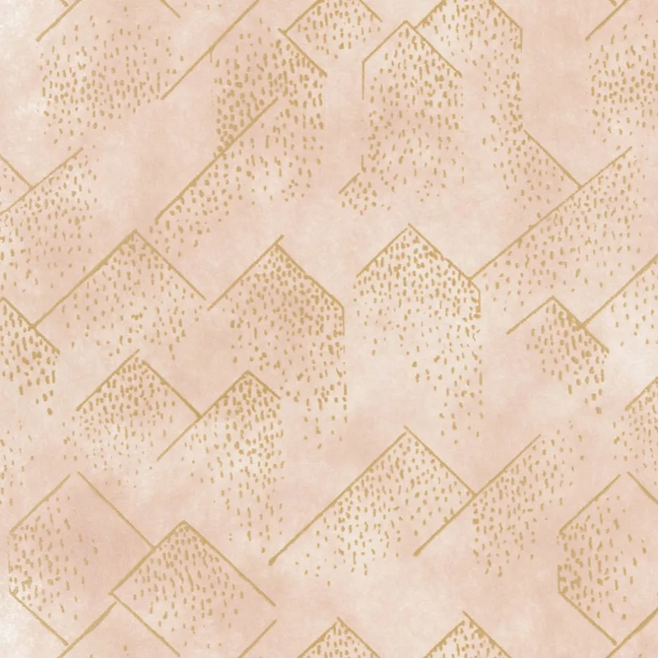 Wallcoverings<Kelly Wearstler brink wallpaper BLUSHGOLD