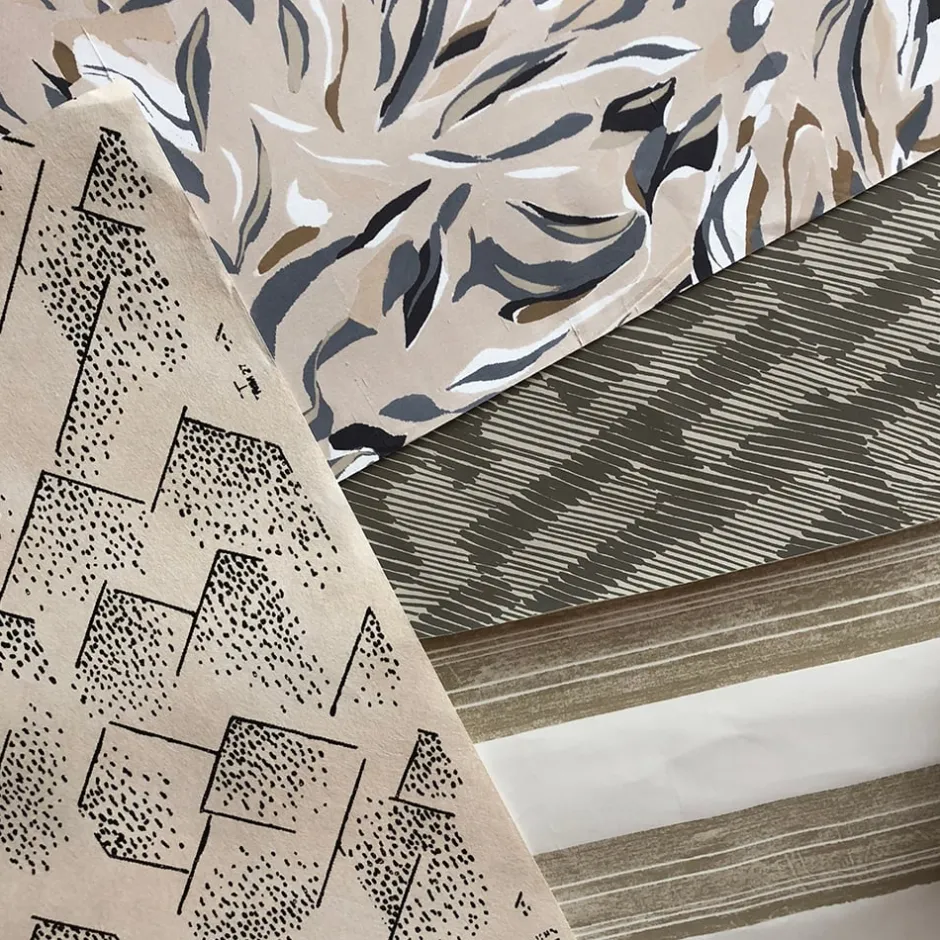 Wallcoverings<Kelly Wearstler brink wallpaper CREAMONYX