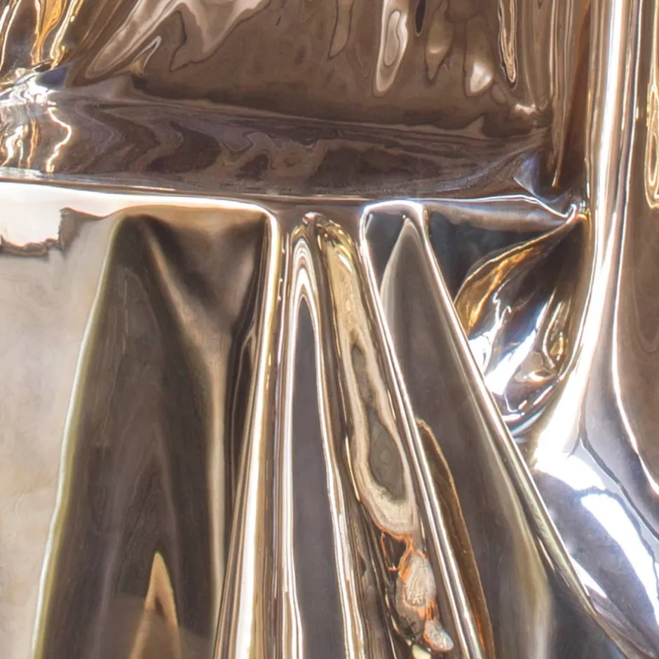 Lounge Chairs<Kelly Wearstler calia bronze draped chair BRASS