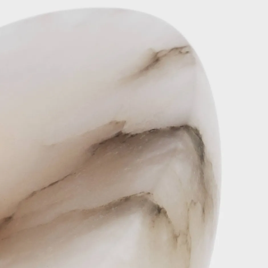 Flush Mounts<Kelly Wearstler cappello 12" flush mount ALABASTERANDANTIQUE-BURNISHEDBRASS