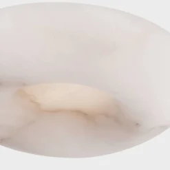 Flush Mounts<Kelly Wearstler cappello 10" flush mount ALABASTERANDANTIQUE-BURNISHEDBRASS