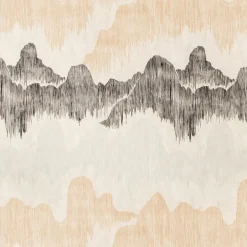 Fabrics<Kelly Wearstler cascadia fabric BASALT