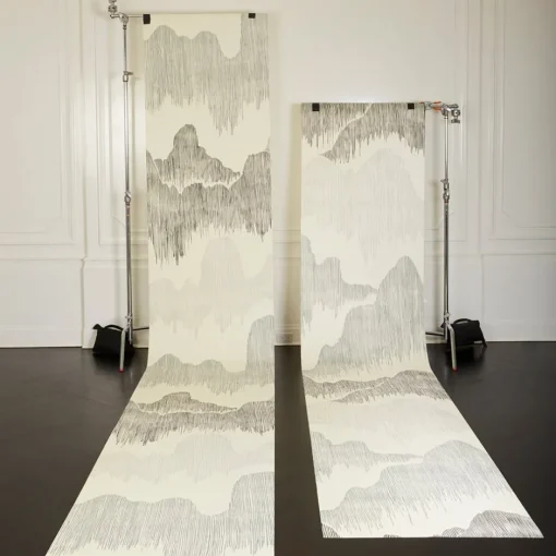 Wallcoverings<Kelly Wearstler cascadia wallpaper PEARL