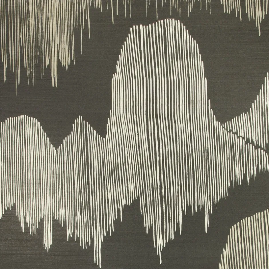 Wallcoverings<Kelly Wearstler cascadia wallpaper NOIR