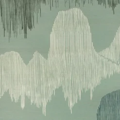 Wallcoverings<Kelly Wearstler cascadia wallpaper TEAL