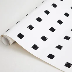 Wallcoverings<Kelly Wearstler chalet wallpaper - ivory black IVORYBLACK