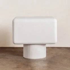 Side Tables<Kelly Wearstler colina nightstand WHITE