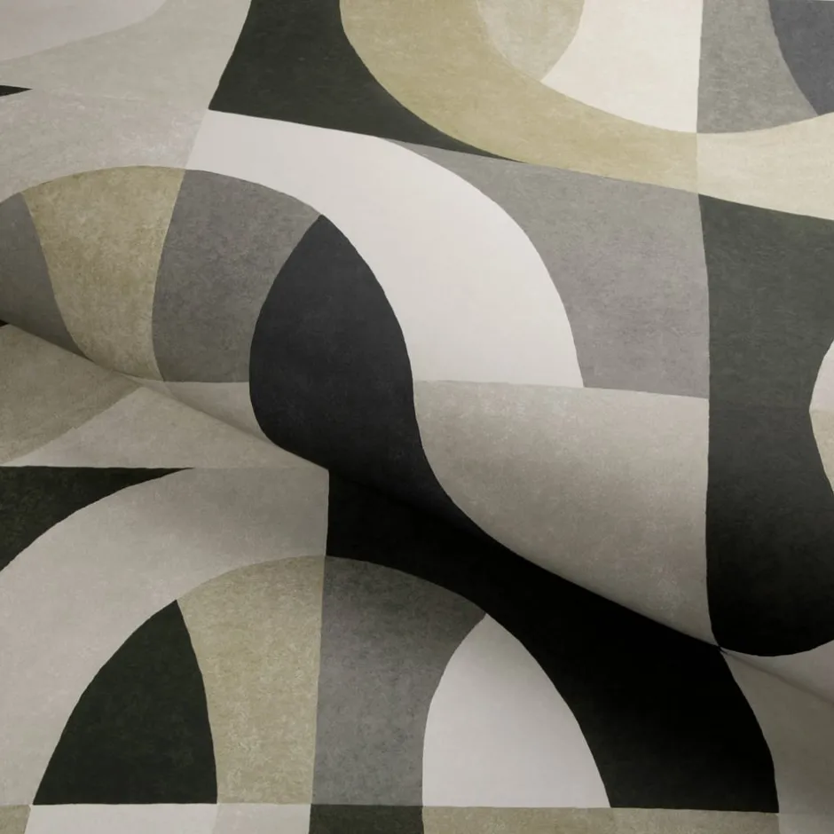 Wallcoverings<Kelly Wearstler colonnade wallpaper ONYX