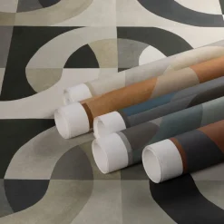 Wallcoverings<Kelly Wearstler colonnade wallpaper ONYX