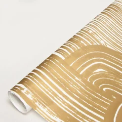 Wallcoverings<Kelly Wearstler crescent wallpaper - gold ivory GOLDIVORY
