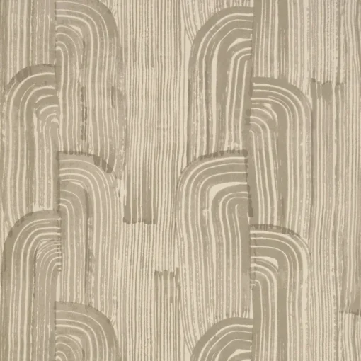 Wallcoverings<Kelly Wearstler crescent wallpaper - taupe putty TAUPEPUTTY