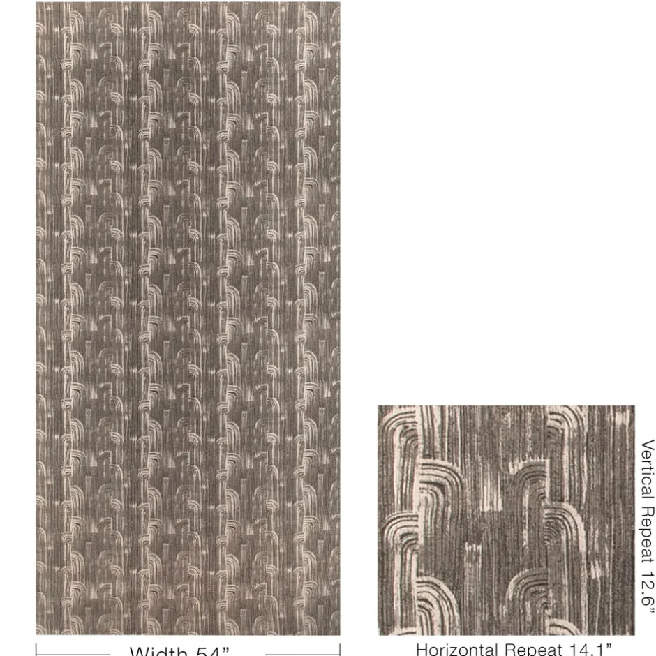Fabrics|Outdoor Fabric<Kelly Wearstler crescent weave OBSIDIAN