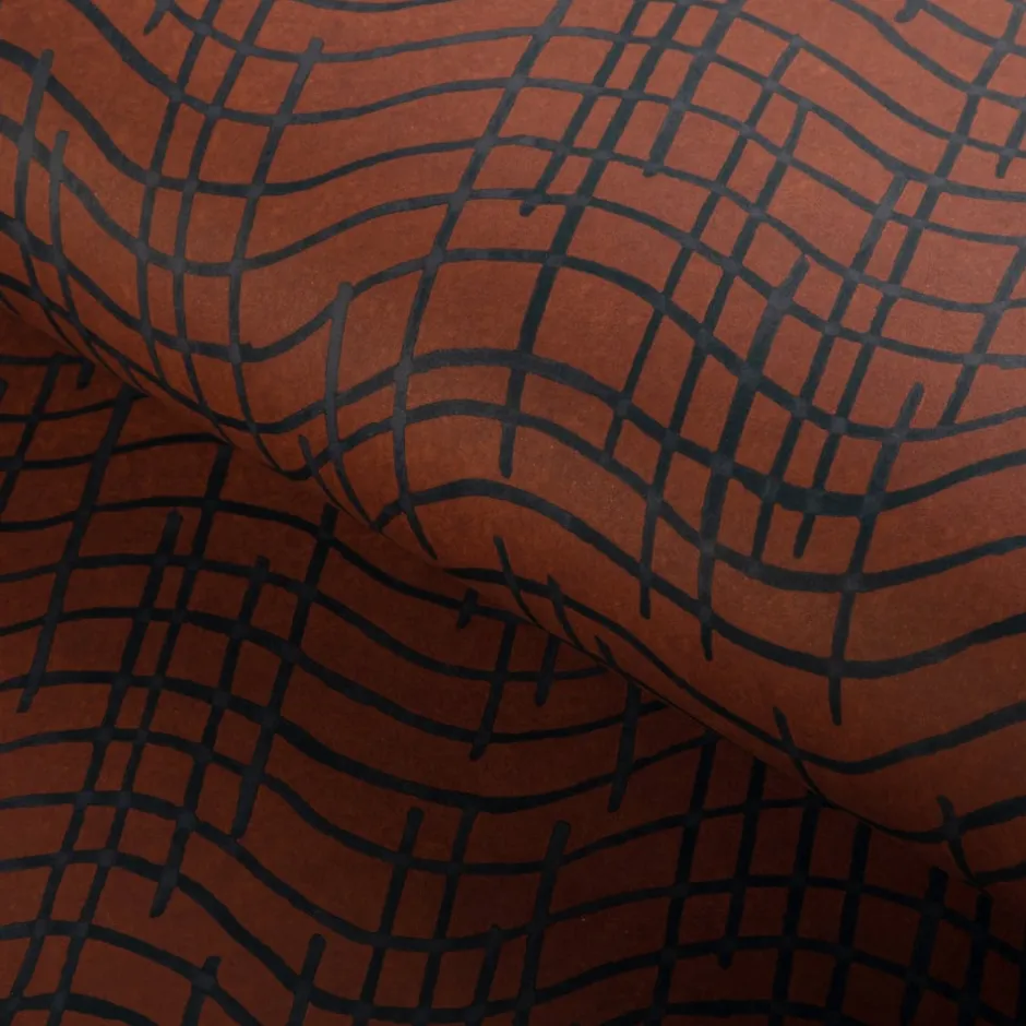 Wallcoverings<Kelly Wearstler dada RUSSET