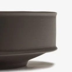 Dune Collection|Dinnerware<Kelly Wearstler dune 8.25" high plate, set of 4 SLATE