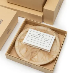 Dune Collection|Dinnerware<Kelly Wearstler dune 11" plate, set of 4 SLATE