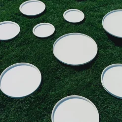 Entertaining|Dune Collection<Kelly Wearstler dune 7" plate, set of 4 ALABASTER