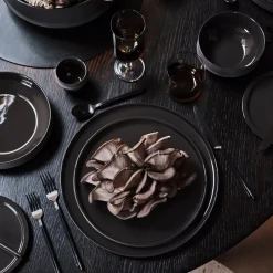 Dune Collection|Dinnerware<Kelly Wearstler dune 7" plate, set of 4 SLATE