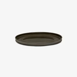 Dune Collection|Dinnerware<Kelly Wearstler dune 11" plate, set of 4 SLATE