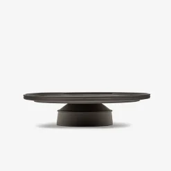 Dune Collection|Serveware<Kelly Wearstler dune cake stand SLATE