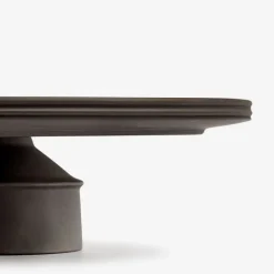 Dune Collection|Serveware<Kelly Wearstler dune cake stand SLATE