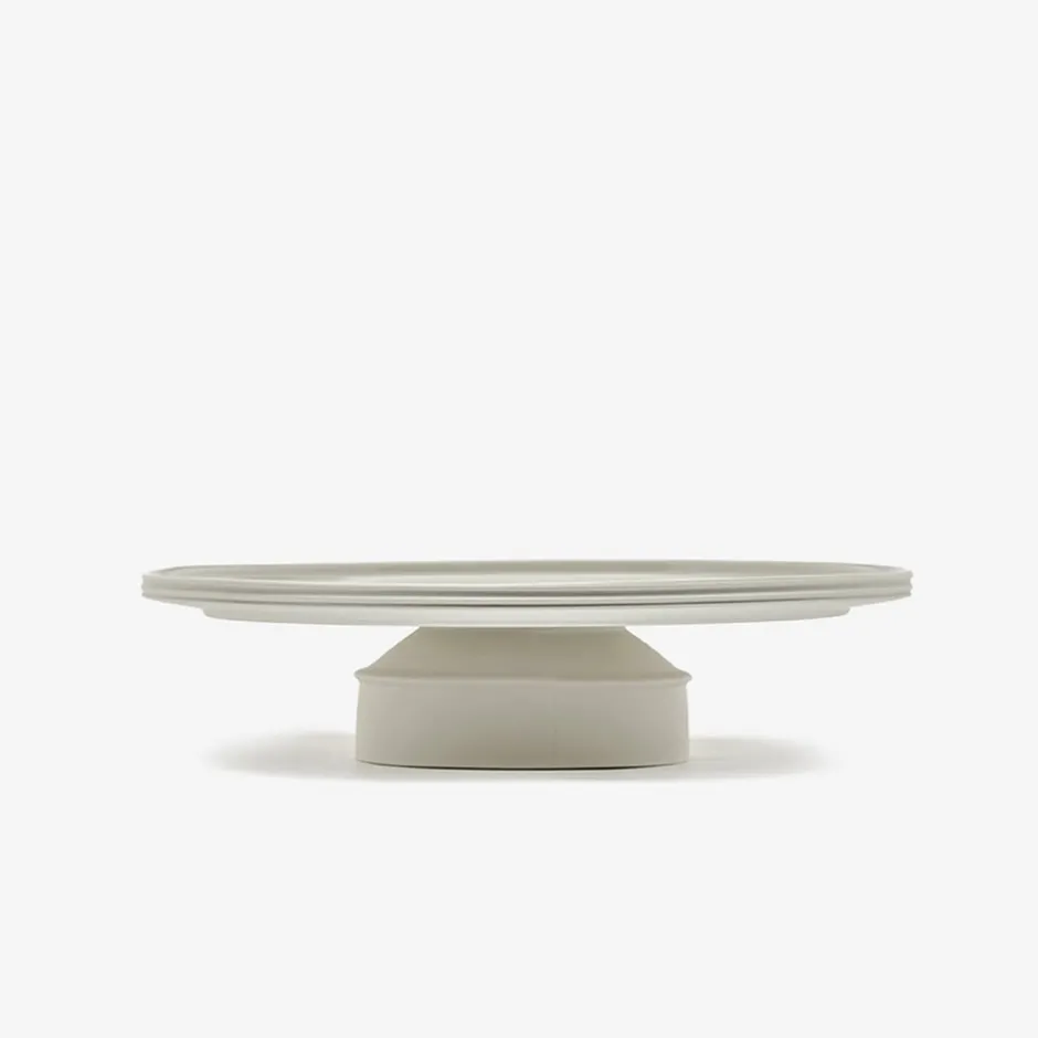 Dune Collection|Serveware<Kelly Wearstler dune cake stand ALABASTER