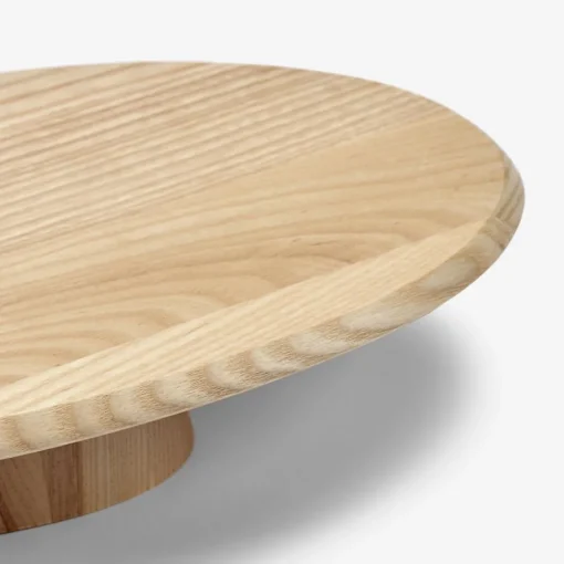 Dune Collection|Serveware<Kelly Wearstler dune cake stand - low NATURAL