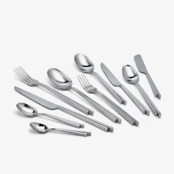 Dune Collection|Flatware<Kelly Wearstler dune flatware, 5 pc set STAINLESSSTEEL