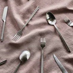 Entertaining<Kelly Wearstler dune flatware, 24 pc set STAINLESSSTEEL