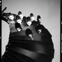 Entertaining<Kelly Wearstler dune flatware, 24 pc set STAINLESSSTEEL