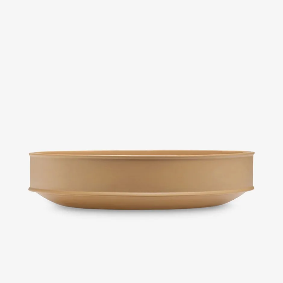 Dune Collection|Dinnerware<Kelly Wearstler dune low bowl CLAY