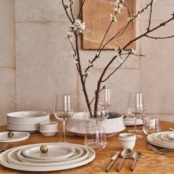 Entertaining|Dune Collection<Kelly Wearstler dune low bowl ALABASTER