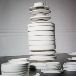 Entertaining|Dune Collection<Kelly Wearstler dune low bowl ALABASTER