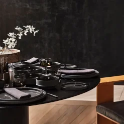 Dune Collection|Serveware<Kelly Wearstler dune oval serving dish SLATE