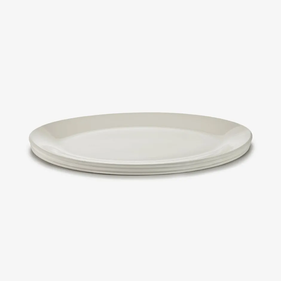 Entertaining|Dune Collection<Kelly Wearstler dune oval serving dish ALABASTER