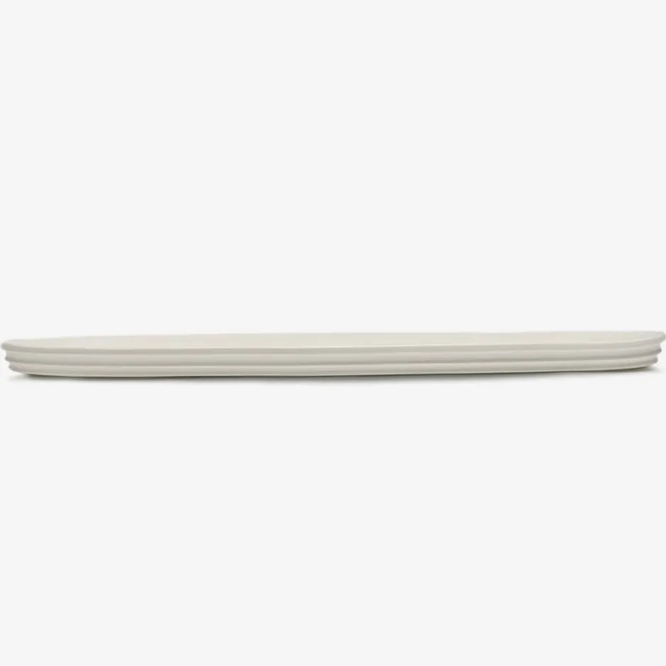 Entertaining|Dune Collection<Kelly Wearstler dune oval serving dish ALABASTER