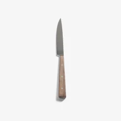 Dune Collection|Flatware<Kelly Wearstler dune steak knife, set of 4 WALNUT