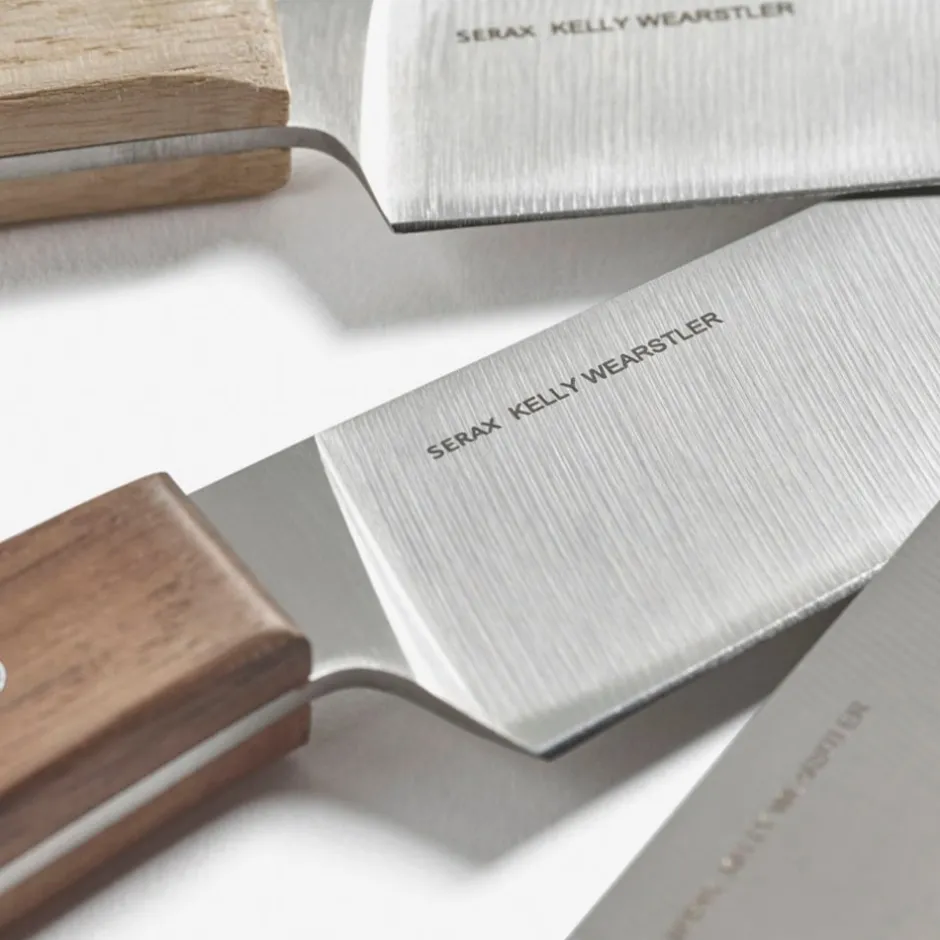 Dune Collection|Flatware<Kelly Wearstler dune steak knife, set of 4 WALNUT
