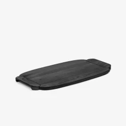 Dune Collection|Serveware<Kelly Wearstler dune tray large EBONIZED
