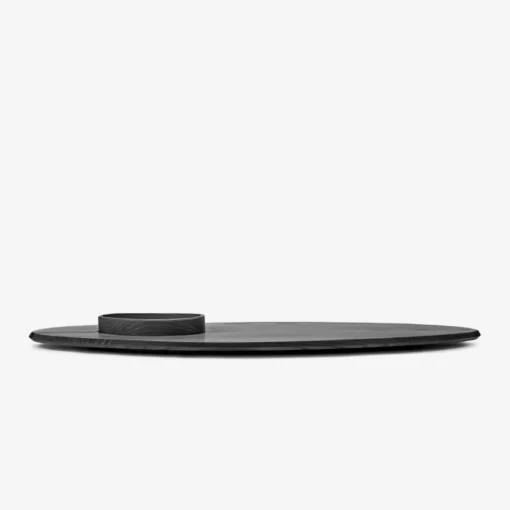Dune Collection|Serveware<Kelly Wearstler dune tray set, low EBONIZED