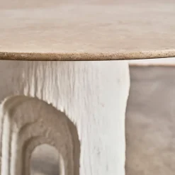 Dining Tables<Kelly Wearstler echo dining table WHITEGESSOWITHCOULMIERLIMESTONE