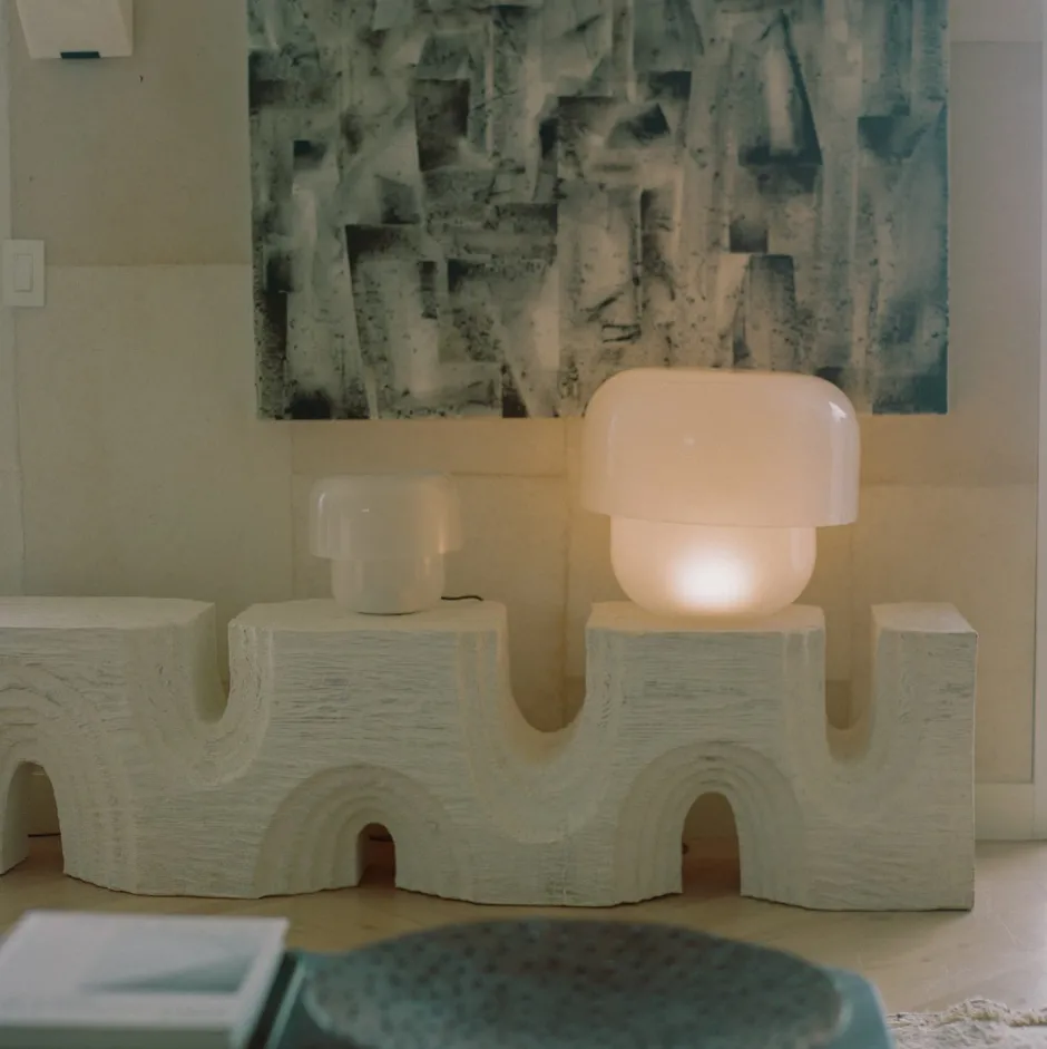 Benches|Benches<Kelly Wearstler echo long bench WHITEGESSO